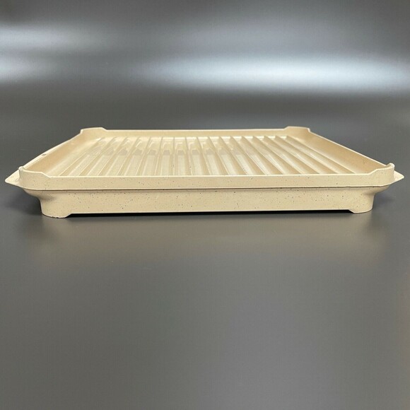 Vintage Littonware Microwave & Conventional Oven Tray Reversible Bacon Roasting - Picture 4 of 8